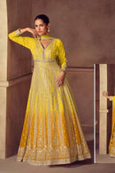 Gulkayra Romani Premium Shaded Fabric Designer Gown