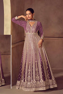 Gulkayra Romani Premium Shaded Fabric Designer Gown