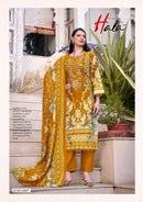 Hala Aayat Vol 6 Cotton Digital Style Print With Fancy Work Suits