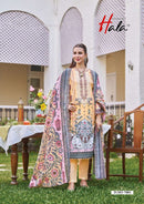 Hala Aayat Vol 7 Cotton Digital Prints With Fancy Work | Pakistani Salwar Suit Collection