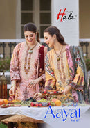 Hala Aayat Vol 7 Cotton Digital Prints With Fancy Work | Pakistani Salwar Suit Collection