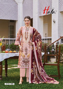 Hala Aayat Vol 7 Cotton Digital Prints With Fancy Work | Pakistani Salwar Suit Collection