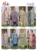 Hala Aayat Vol 7 Cotton Digital Prints With Fancy Work | Pakistani Salwar Suit Collection