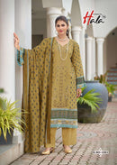Hala Embroidered Lawn Cotton Embroidery Work Suit Designer Lawn Collection