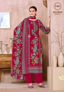 Harshit Fashion Hub Nasreen Edition 3 Viscose Print Suit With Fancy Worked Pakistani Suits
