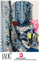 Jade Bin Saeed Vol 22  Heavy Cotton Luxury Collection Cotton Digital Print Designer Salwar Suit