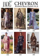 Jade Chevron Exclusive Heavy Cotton Vol 22 Cotton Digital Print Salwar Suit