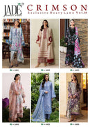 Jade Crimson Vol 16 Exclusive Heavy Lawn Collection Premium Pakistani Suit