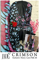 Jade Crimson Vol 16 Exclusive Heavy Lawn Collection Premium Pakistani Suit