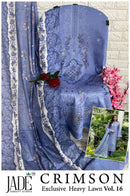 Jade Crimson Vol 16 Exclusive Heavy Lawn Collection Premium Pakistani Suit