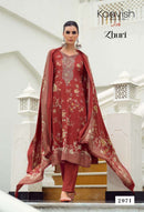 Kaavish Zhuri Premium Viscose Pashmina Embroidery Suit