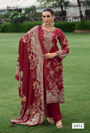 Kaavish Zhuri Premium Viscose Pashmina Embroidery Suit