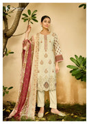 Kavya Kala Couture Aafreen Lawn Cotton Print With Designer Work Suit