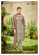 Kavya Kala Couture Aafreen Lawn Cotton Print With Designer Work Suit