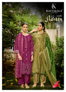 Kavya Kala Couture Aafreen Lawn Cotton Print With Designer Work Suit