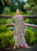 Kavya Kala Couture Anarkali Vol 28 Lawn Cotton Digital Print Fancy Embroidery Work Suit