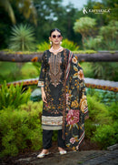 Kavya Kala Couture Anarkali Vol 28 Lawn Cotton Digital Print Fancy Embroidery Work Suit