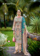 Kavya Kala Couture Anarkali Vol 28 Lawn Cotton Digital Print Fancy Embroidery Work Suit