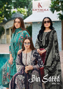 Kavya Kala Couture Bin Saeed Vol 13 Fancy Work Cotton Salwar Suit