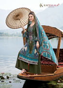 Kavya Kala Couture Fitoor Pashmina Jacquard Suit With Embroidery Worked Pakistani Suits