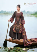 Kavya Kala Couture Fitoor Pashmina Jacquard Suit With Embroidery Worked Pakistani Suits