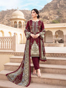 Kavya Kala Couture Khwaab Cotton Printed Suit With Fancy Work