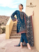 Kavya Kala Couture Khwaab Cotton Printed Suit With Fancy Work