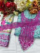 Kavya Kala Couture Mahnoor Digital Print with Fancy Embroidery Work