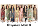 Kavya Kala Couture Maria B Cotton Digital Print With Fancy Work Designer Suit