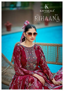 Kavya Kala Couture Rihaana Vol 17 Lawn Cotton With Embroidery Work Suit