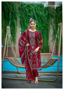 Kavya Kala Couture Rihaana Vol 17 Lawn Cotton With Embroidery Work Suit