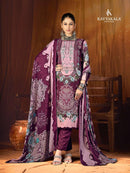 Kavya Kala Couture Fitoor Vol 5 Pashmina Digital Prints With Fancy Work Suit