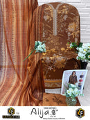 Keval Fab Alija B Vol 43 Lawn Cotton Digital Print Salwar Suit Pakistani Suit Collection