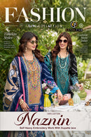 Keval Fab Naznin Cotton Fancy Embroidered Designer Suit