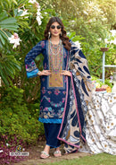 Keval Fab Naznin Cotton Fancy Embroidered Designer Suit