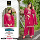 Khas Fashion D No 427 Satin Embroidery Designer Work Ready Made Pakistani Suit