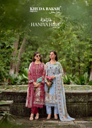 Khudha Baksh Prints Haniya Hiba Vol 2 Lawn Cotton Digital Print Suit With Fancy Worked