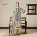 Kimora Sohni Imperial Muslin Digital Print Heavy Designer Work Suit