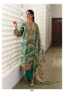 Kimora Tayarian Jacquard Silk Digital Print With Embroidery Designer Work Suit