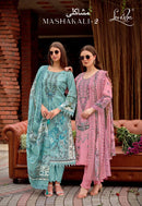 Levisha Mashakali Vol 2 Lawn Cotton Print Fancy Work Suits