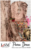 LSM Galleria Parian Dream Vol 26 Heavy Luxury Lawn Suit Collection