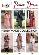 LSM Galleria Vol 22 Parian Dream Heavy Luxury Lawn Readymade Collection
