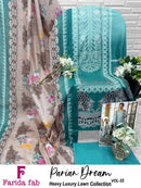 Farida Fab Parian Dream Vol 22 Premium Cotton Digital Print Dress Material