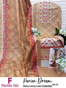 Farida Fab Parian Dream Vol 22 Premium Cotton Digital Print Dress Material