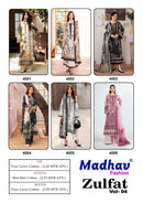 Madhav Fashion Zulfat Vol 4 Lawn Cotton Digital Print Salwar Suit