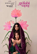 Mumtaz Arts Gulabi Sapne Velvet Embroidered Designer Suit