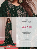 Mumtaz Arts Maahi Velvet Embroidery Work Designer Suit