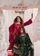 Mumtaz Arts Maahi Velvet Embroidery Work Designer Suit