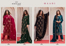 Mumtaz Arts Maahi Velvet Embroidery Work Designer Suit