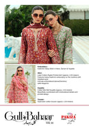 Pakiza Prints Gul Bahaar 35 Lawn Cotton Digital Print With Fancy Work Suit